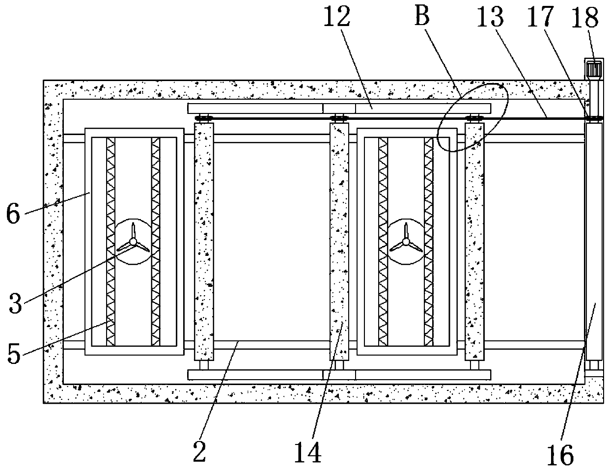 Drying device of spandex advertisement cloth, capable of eliminating wrinkles