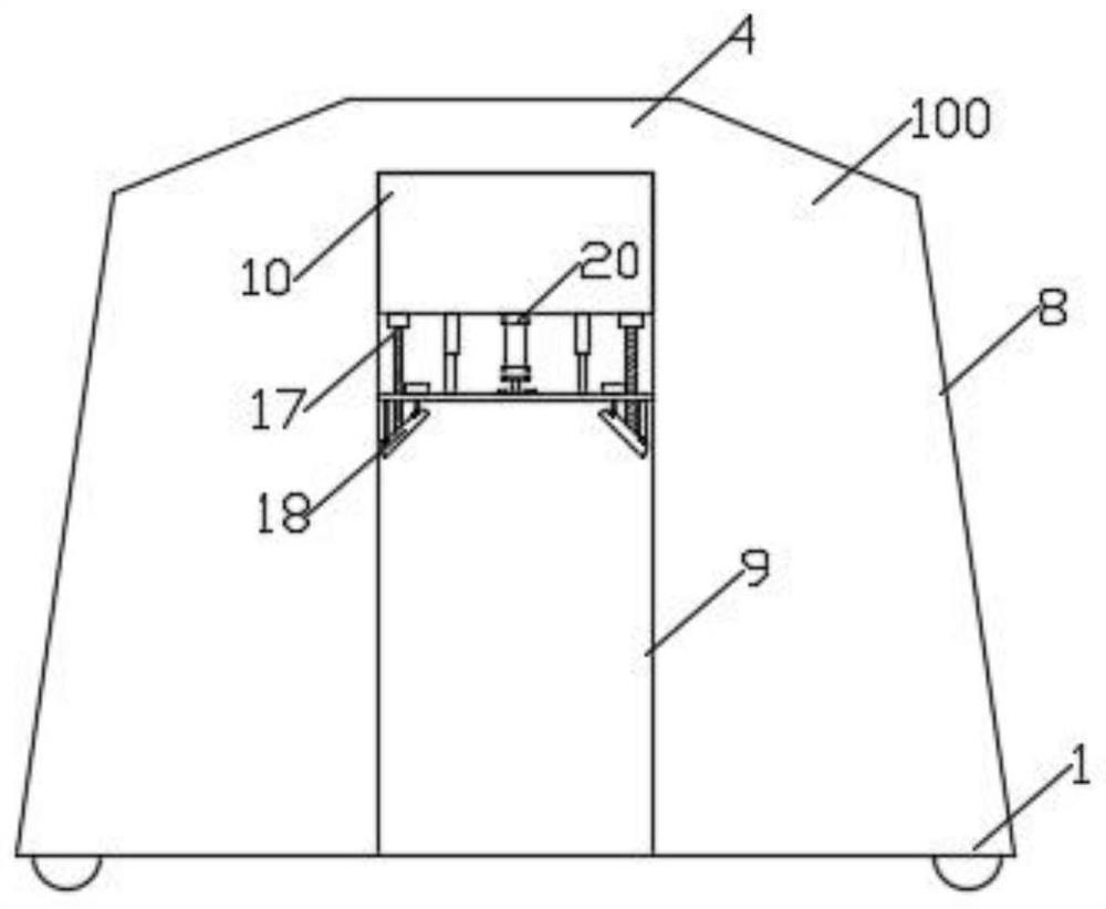 Tent capable of being disinfected and sterilized