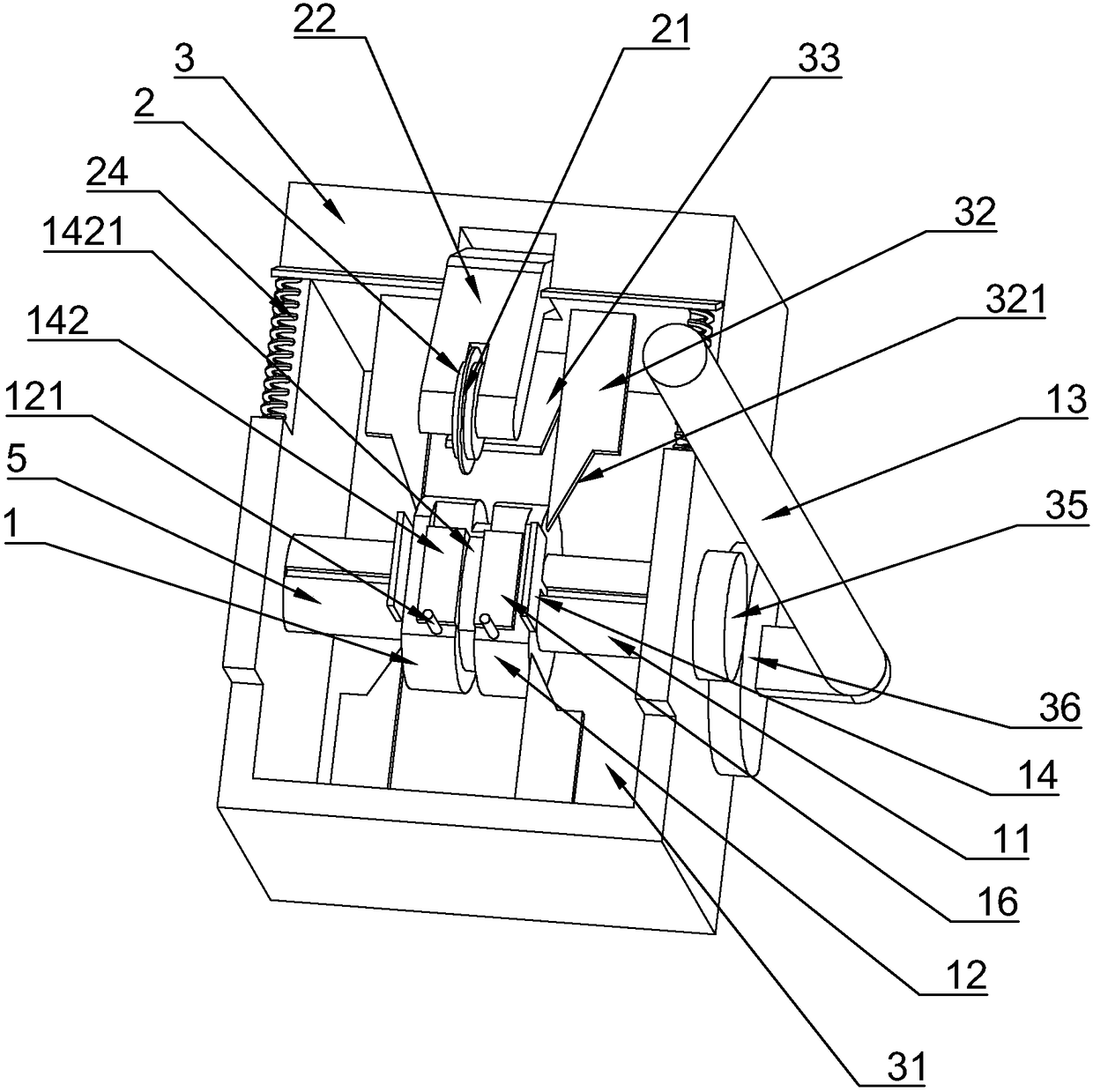 Chinese chestnut cutting device