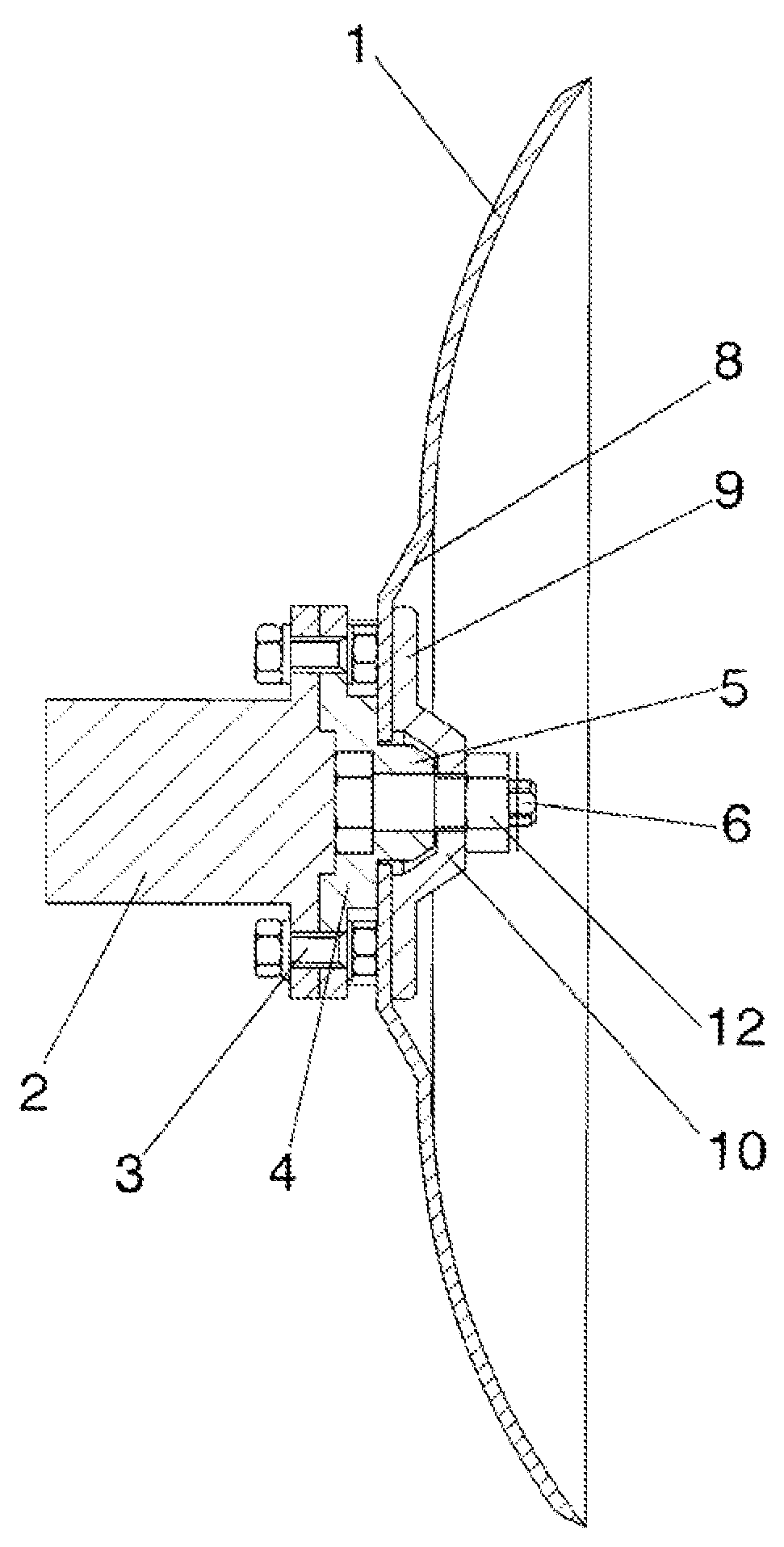 Fast-action harrow-disc coupling