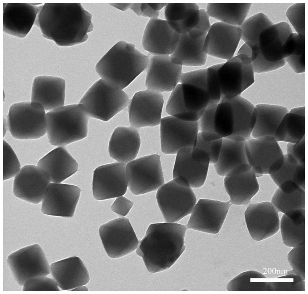 Metal organic framework-calcium carbonate composite crystal material and preparation method thereof