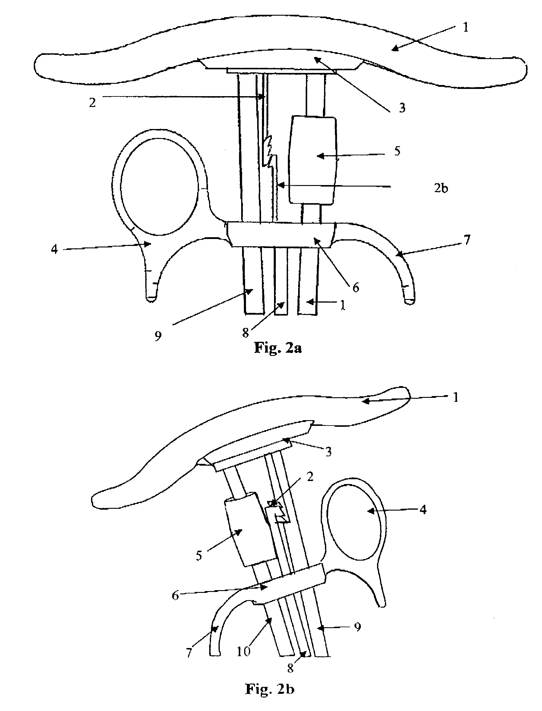 Pull locking rotational action needle driver