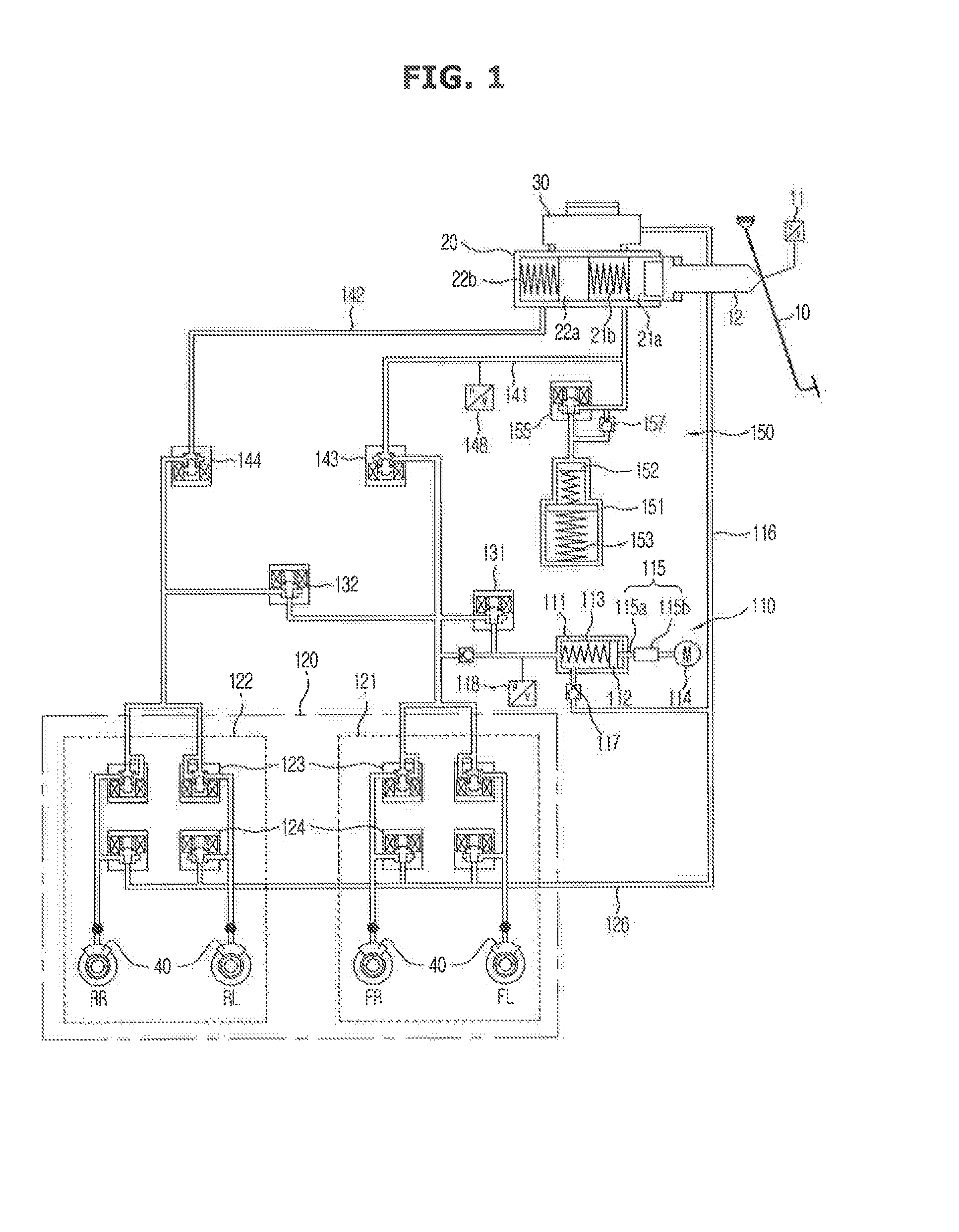 Electric brake system for vehicle