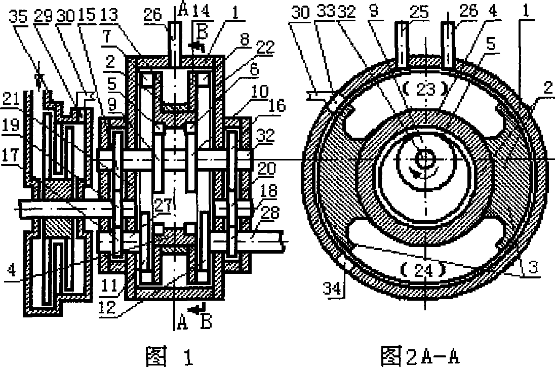 Constant volume type piston rotor engine