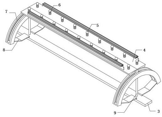 Pneumatic hammer type anode rapping device