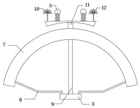 Pneumatic hammer type anode rapping device