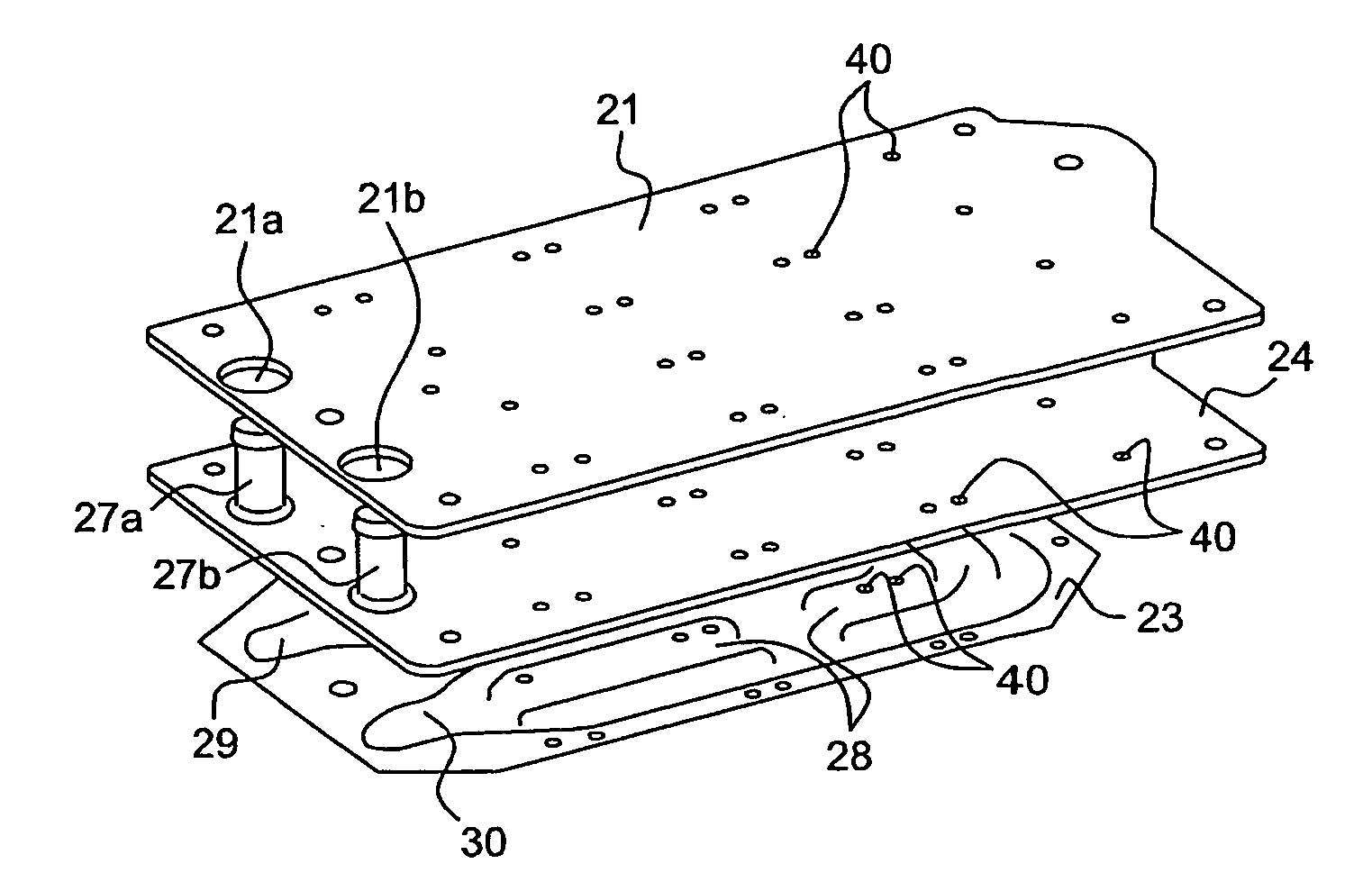 Power-electronic-cooling device