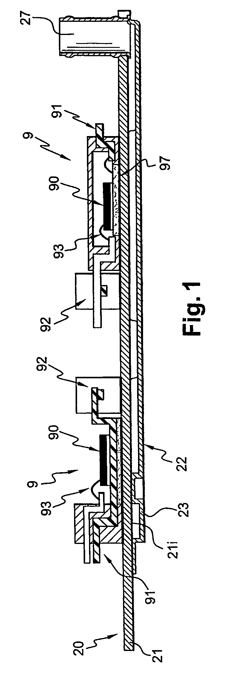 Power-electronic-cooling device