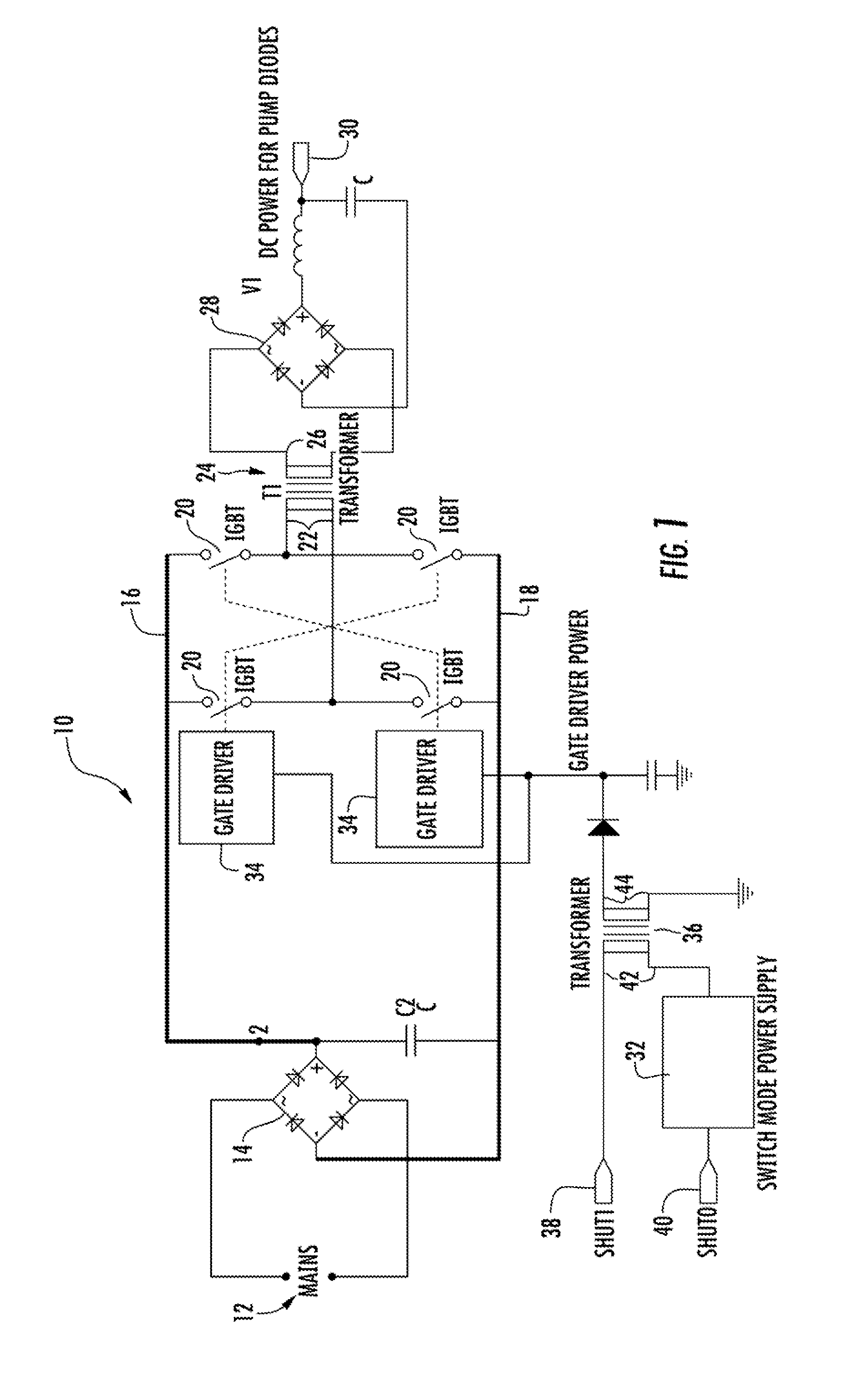 Electronic fail-safe laser shutter