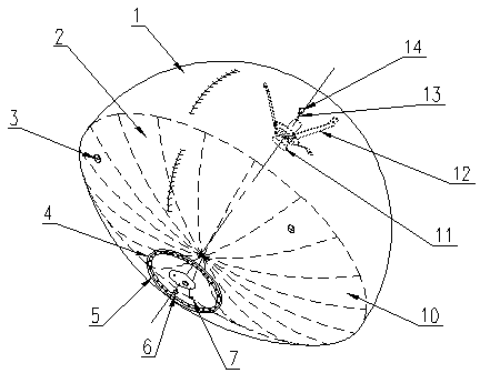 Portable integrated inflatable antenna