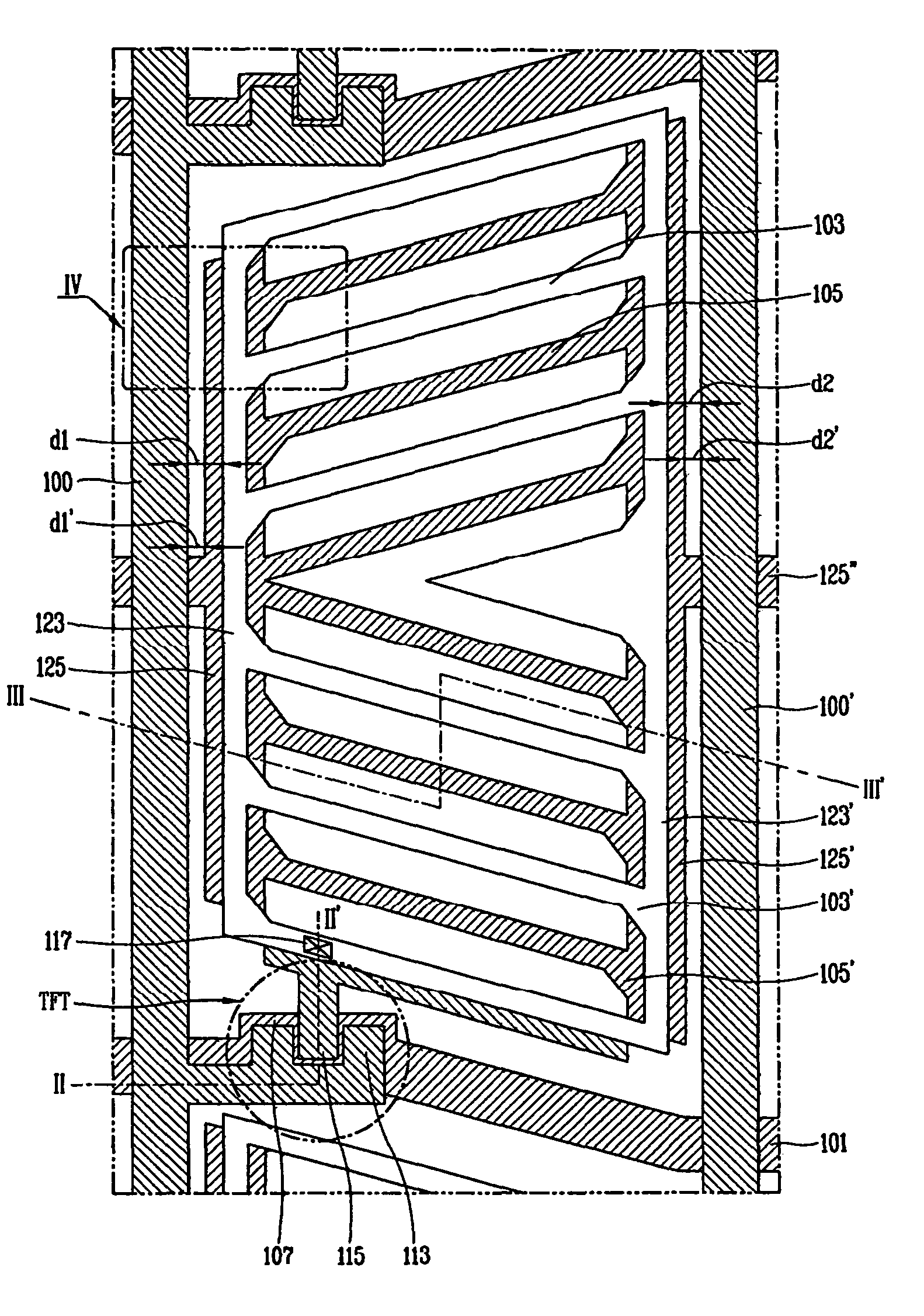 In-plane switching mode liquid crystal display device