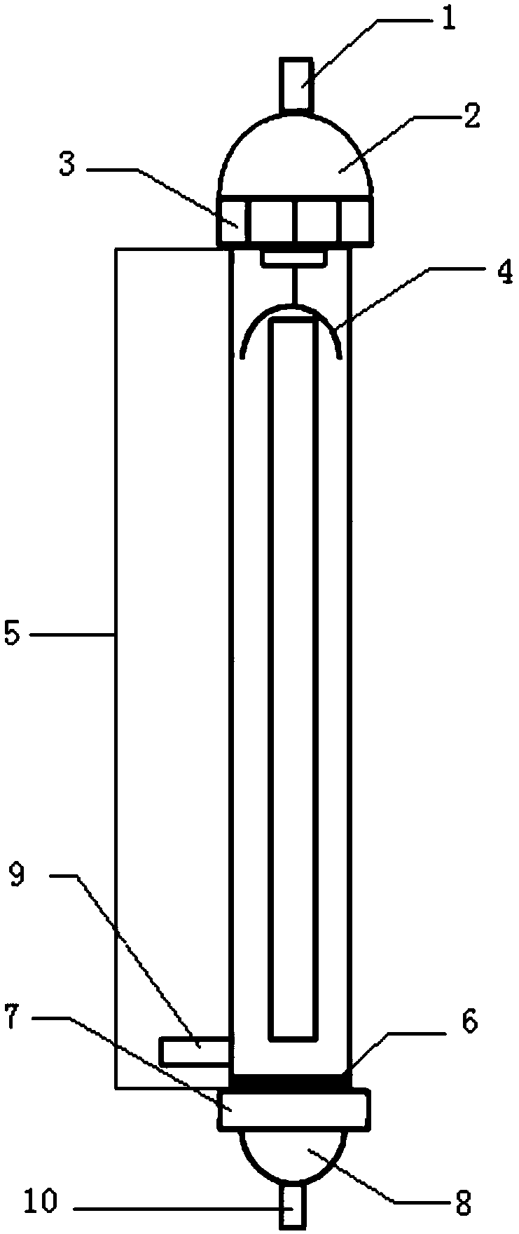 A CG ultrasonic reverberation resonance field domestic sewage sludge processor and its method and application for treating domestic sewage sludge