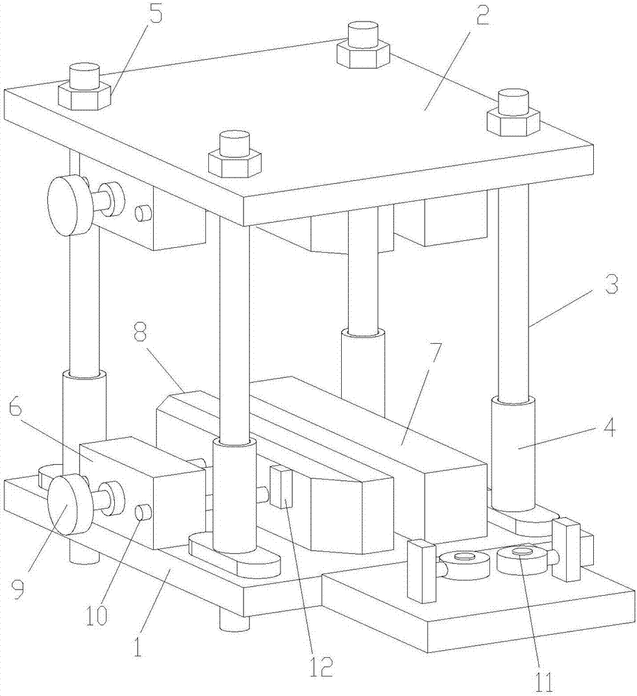 Thickness measurement device used in template machining process