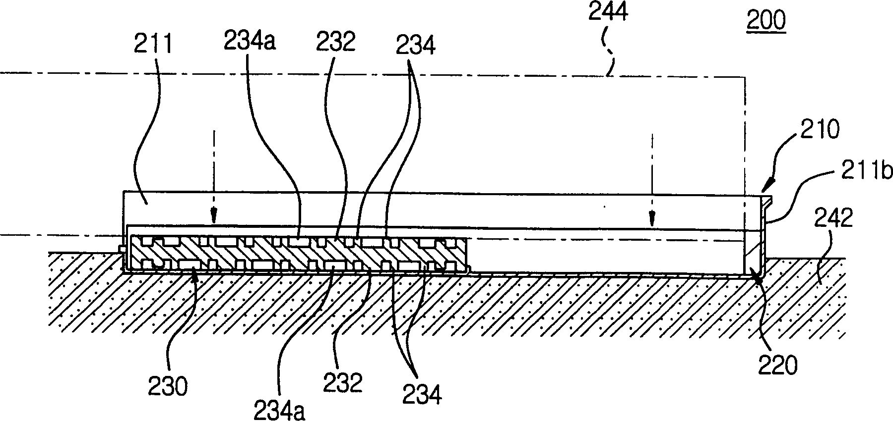 Vibration eliminating structure for concrete sleeper