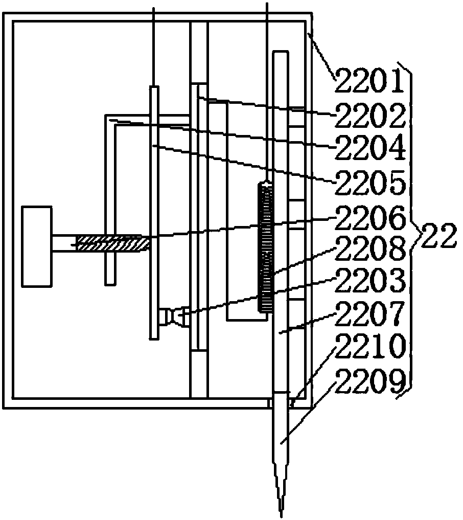 Thermal cutting device for chemical fabric