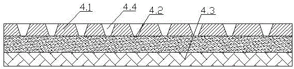 Home textile fabric with compound fabric layers