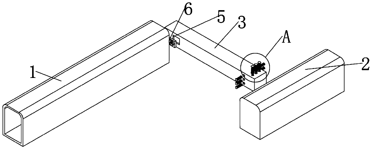 Preheating system of magnetic material sintering furnace