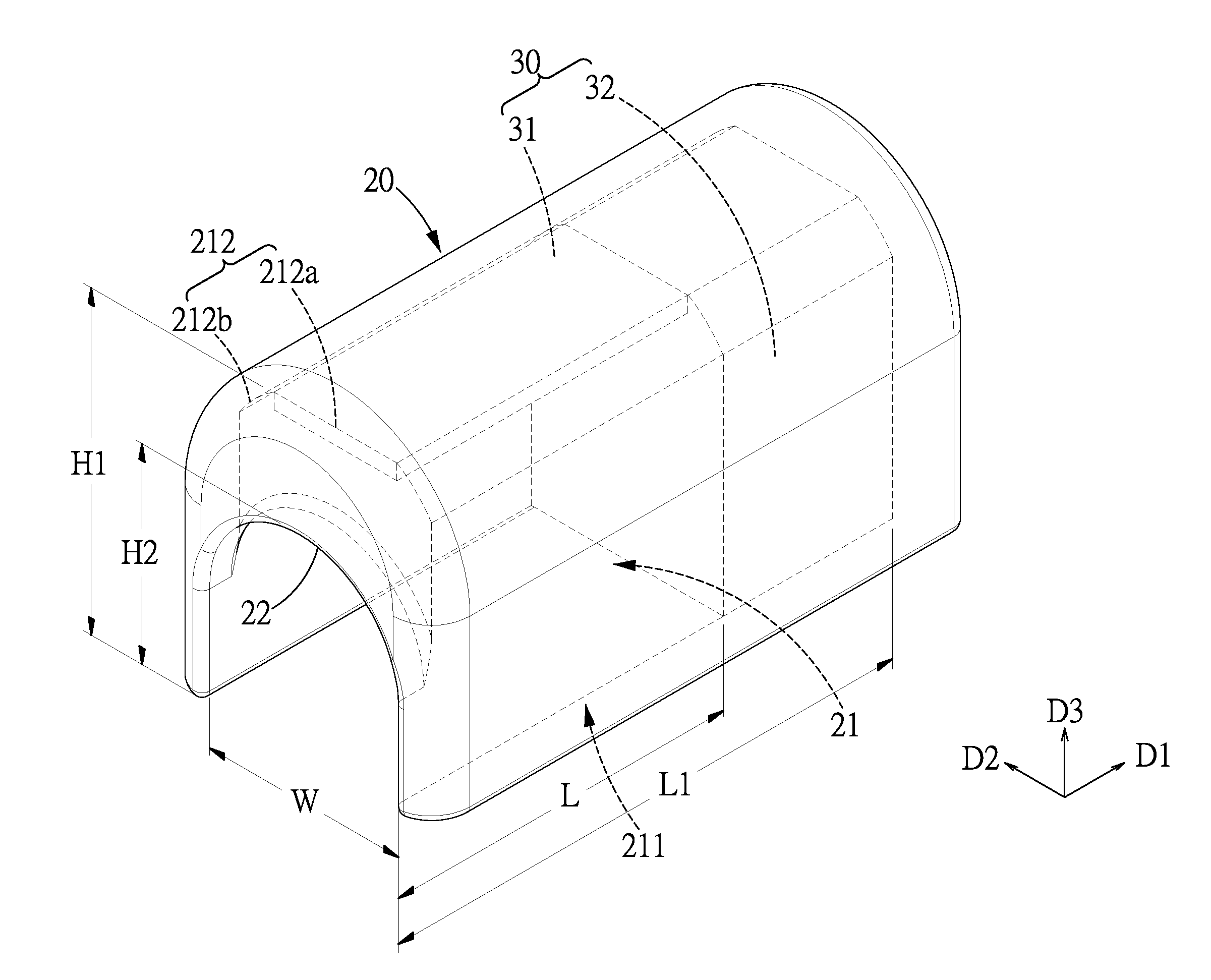 Portable light emitting device and a lamp equipped with it