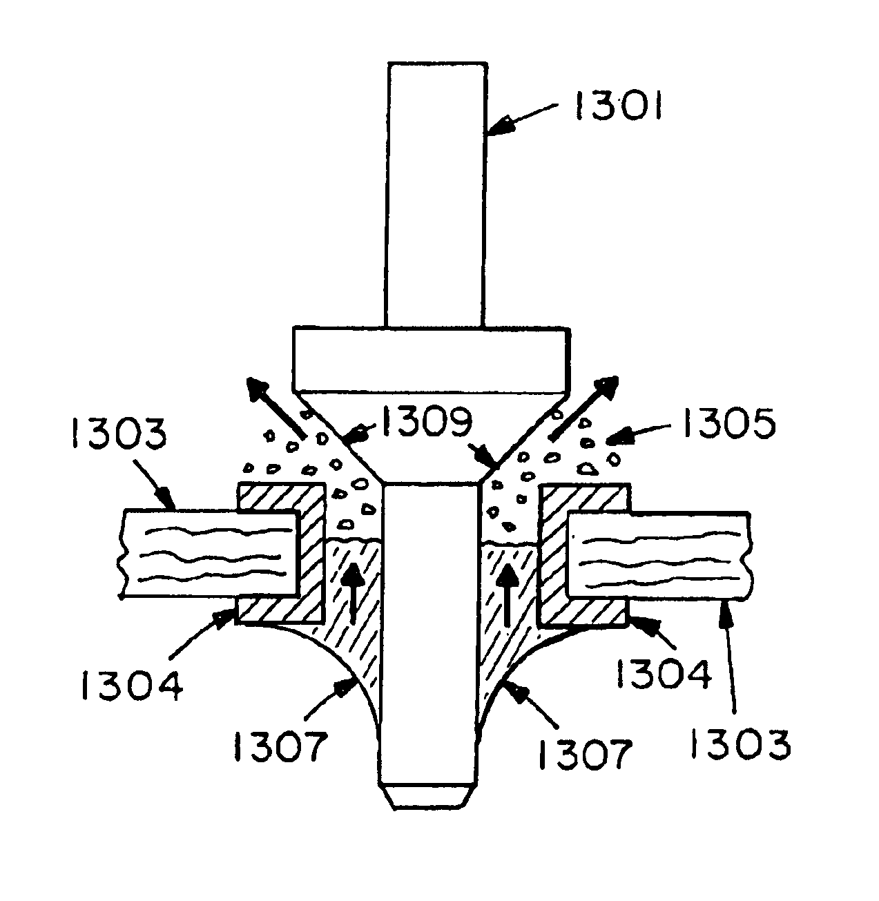 Flanged terminal pins for DC/DC converters