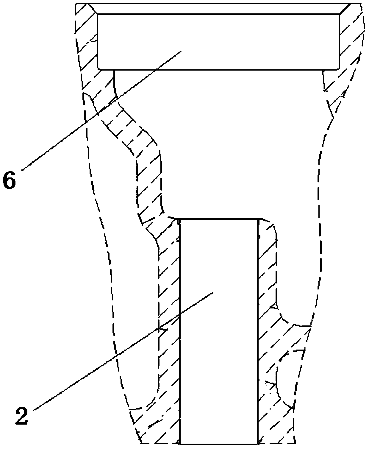 Inspection device for coaxiality of cylinder cover valve base hole and guide pipe bottom hole