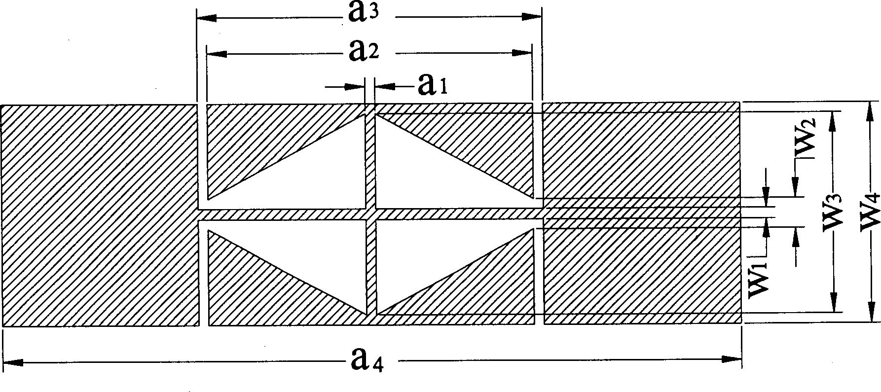 Micrometer wave and milimeter wave guartic harmonic mixer