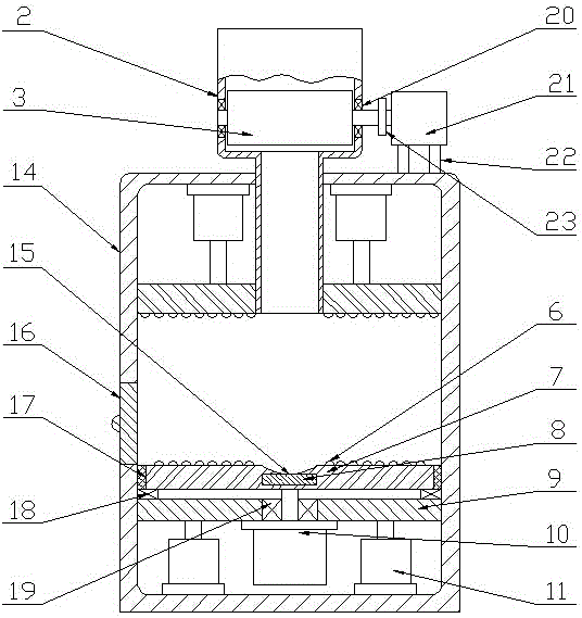 Coarseness and fineness integrated iron ore hydraulic pulverizer