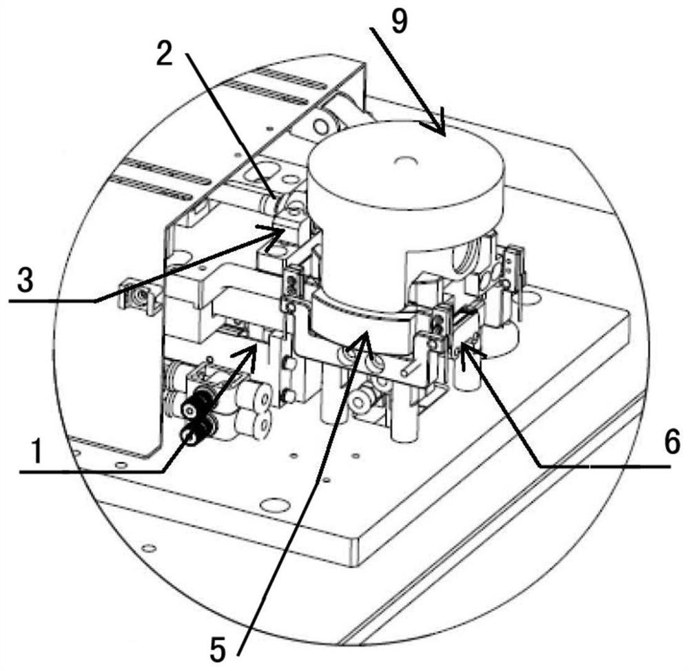 Automatic detection method and device for depth of piston clamp spring groove