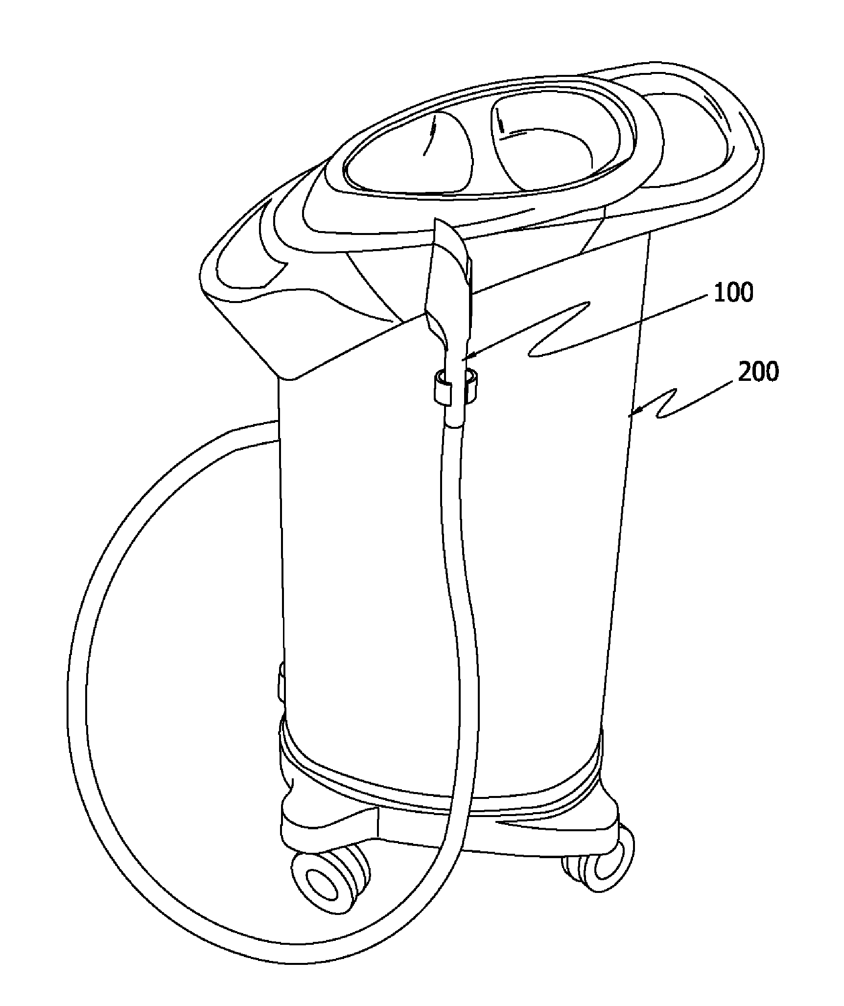 Probe for local anaesthetic system