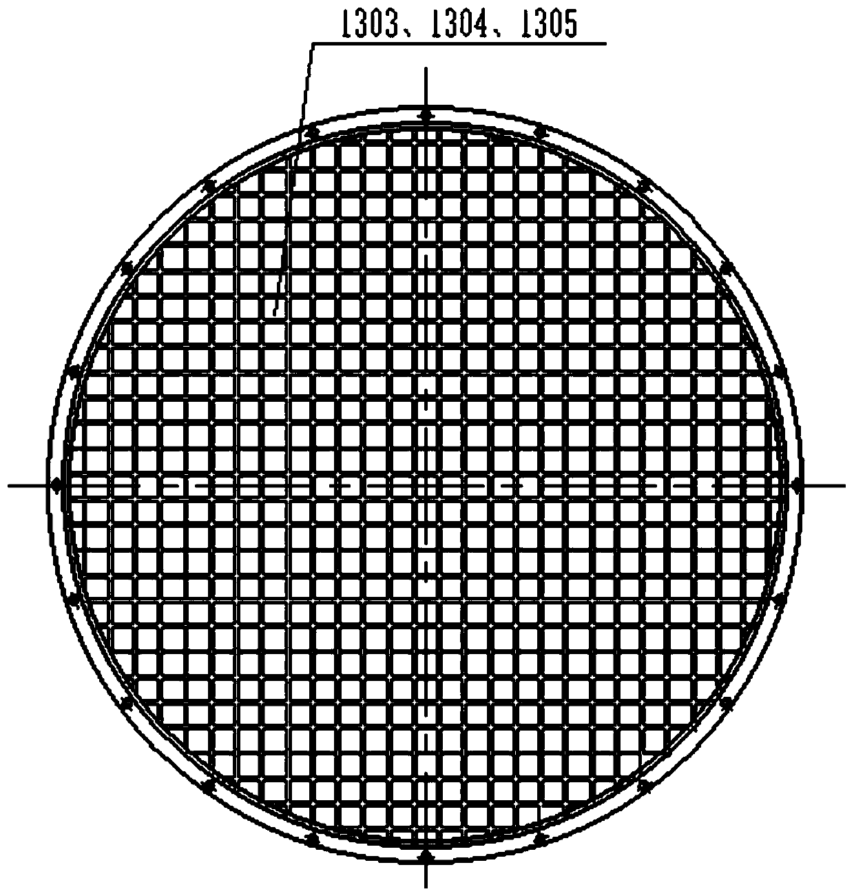 High-temperature dust-containing waste gas emission purification method and device thereof