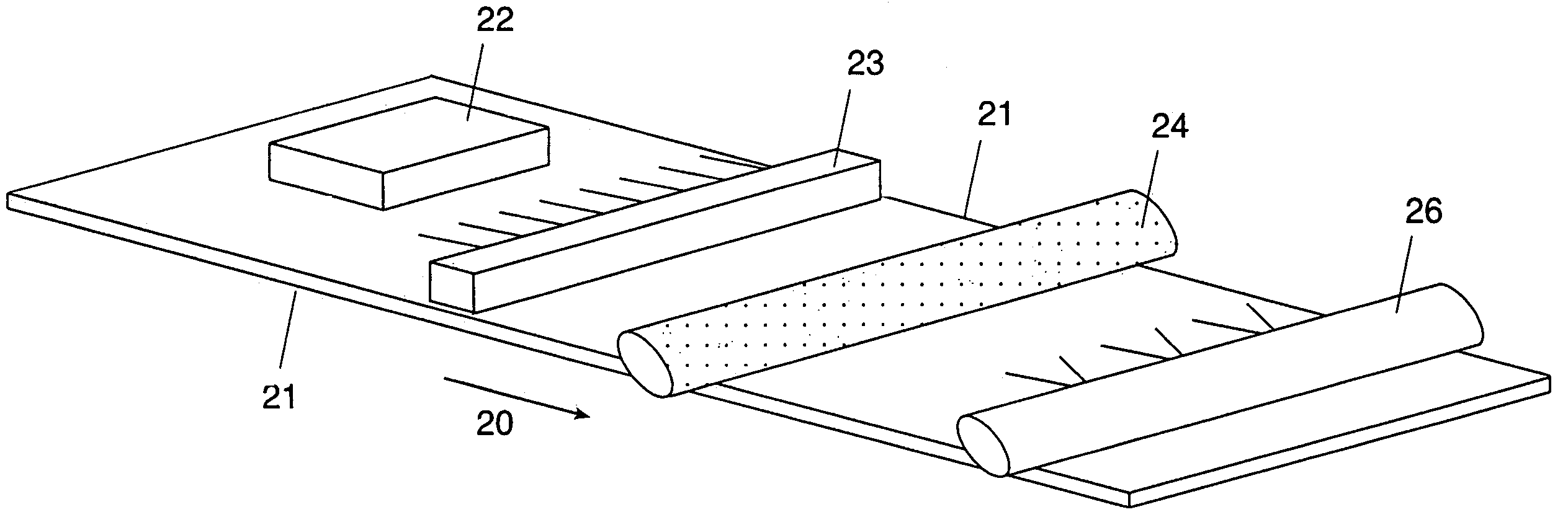 Process and materials for marking plastic surfaces