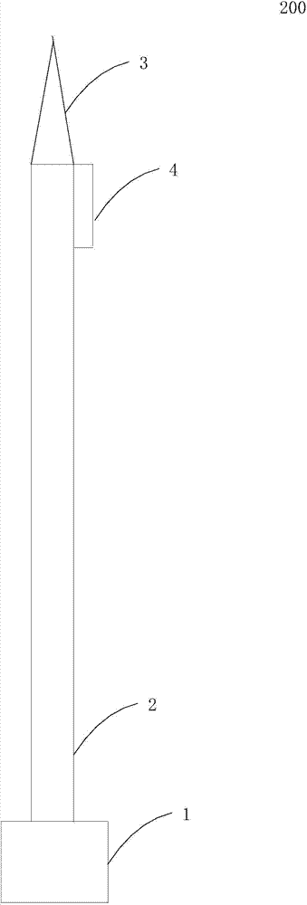 Interventional therapy needle positioning method and interventional therapy needle