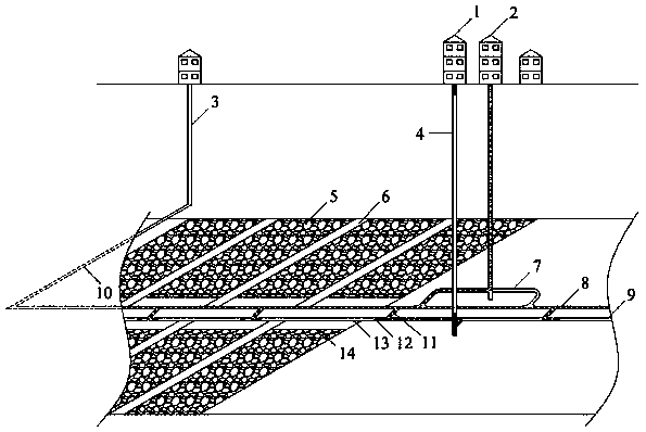 Method for building underground oil depot by utilizing abandoned coal mine well lane