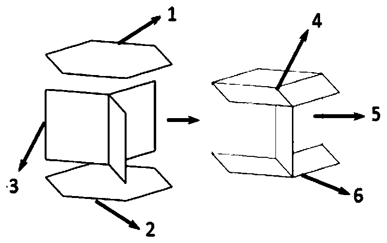 Honeycomb equivalent unit and parameter calculation method based on honeycomb equivalent unit