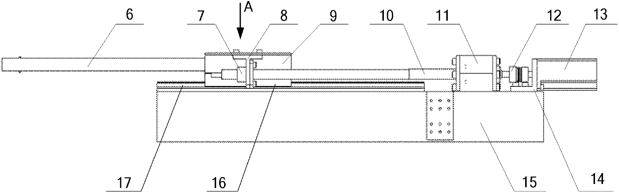 Three-dimensional movement test device for wind tunnel