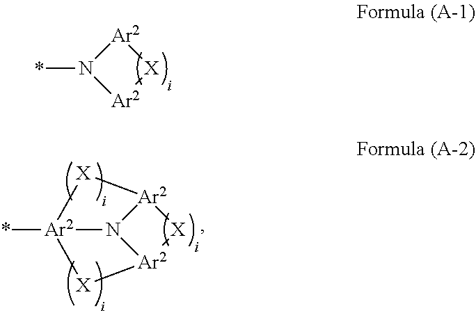 Triarylamine-substituted benzo[H]quinoline-derivatives as materials for electronic devices