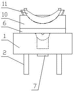 Nursing bed special for cardiovascular surgery postoperation