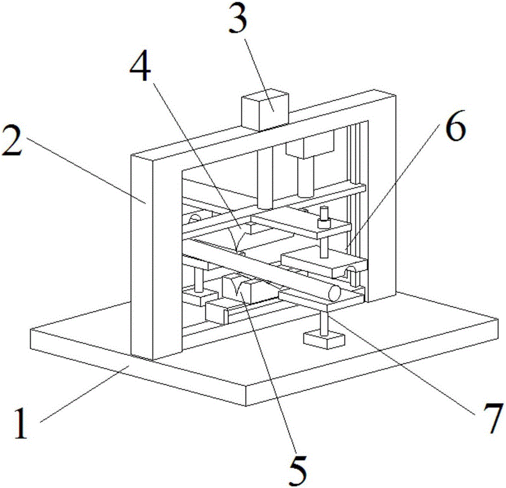 Steel pipe cutting device