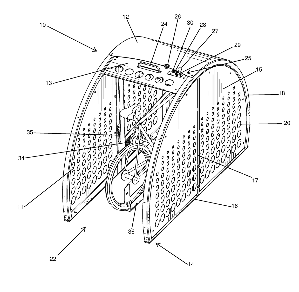 Bicycle storage unit