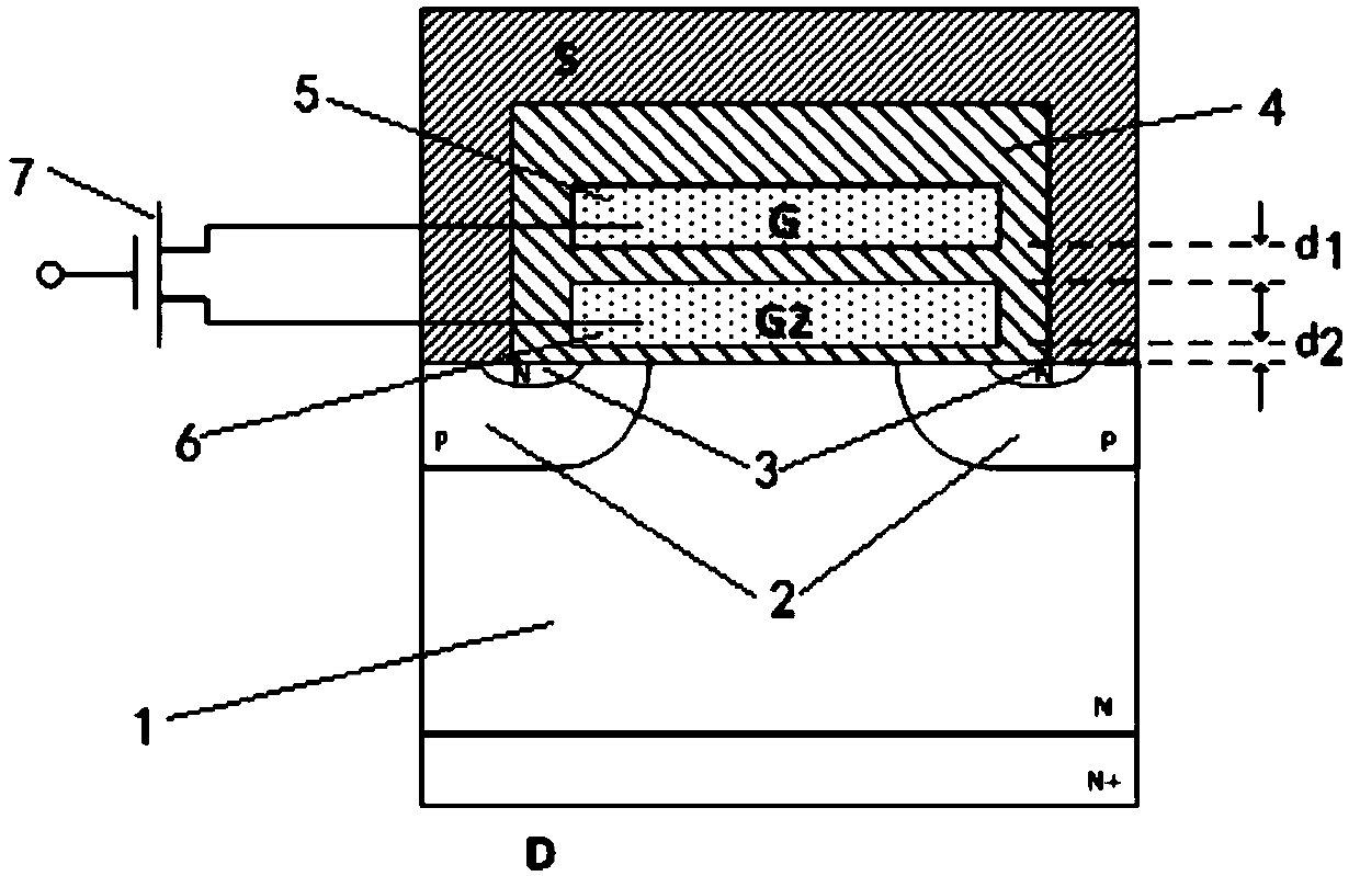 A Vertical Double Diffused Metal Oxide Semiconductor Field Effect Transistor