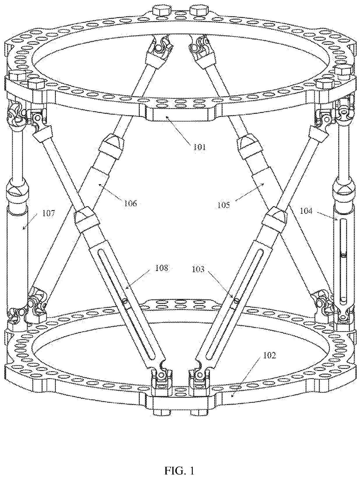 Fracture reduction method and parallel external fixator for fracture reduction