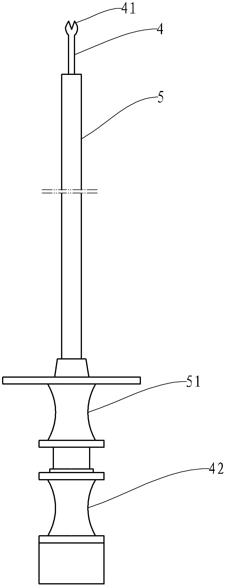 Intrauterine device for rats, placer for intrauterine device and preparation method for noninvasive type contraceptive rat models with intrauterine device