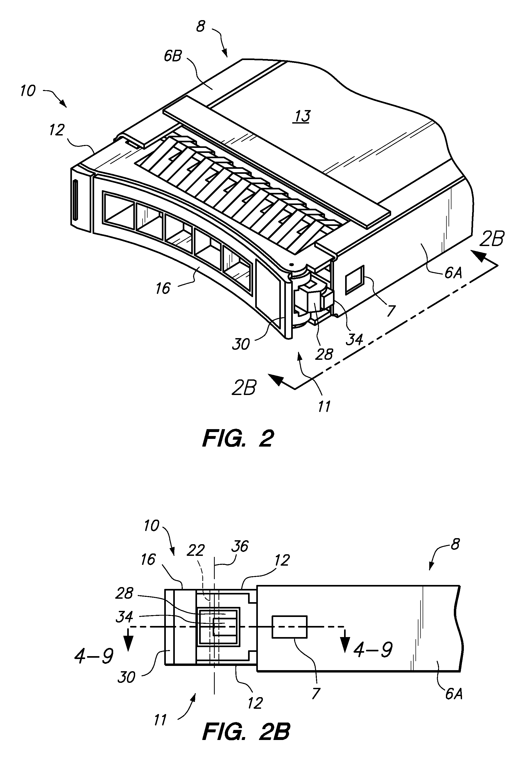 Latch for Securing a Hardware Component Into a Component Bay