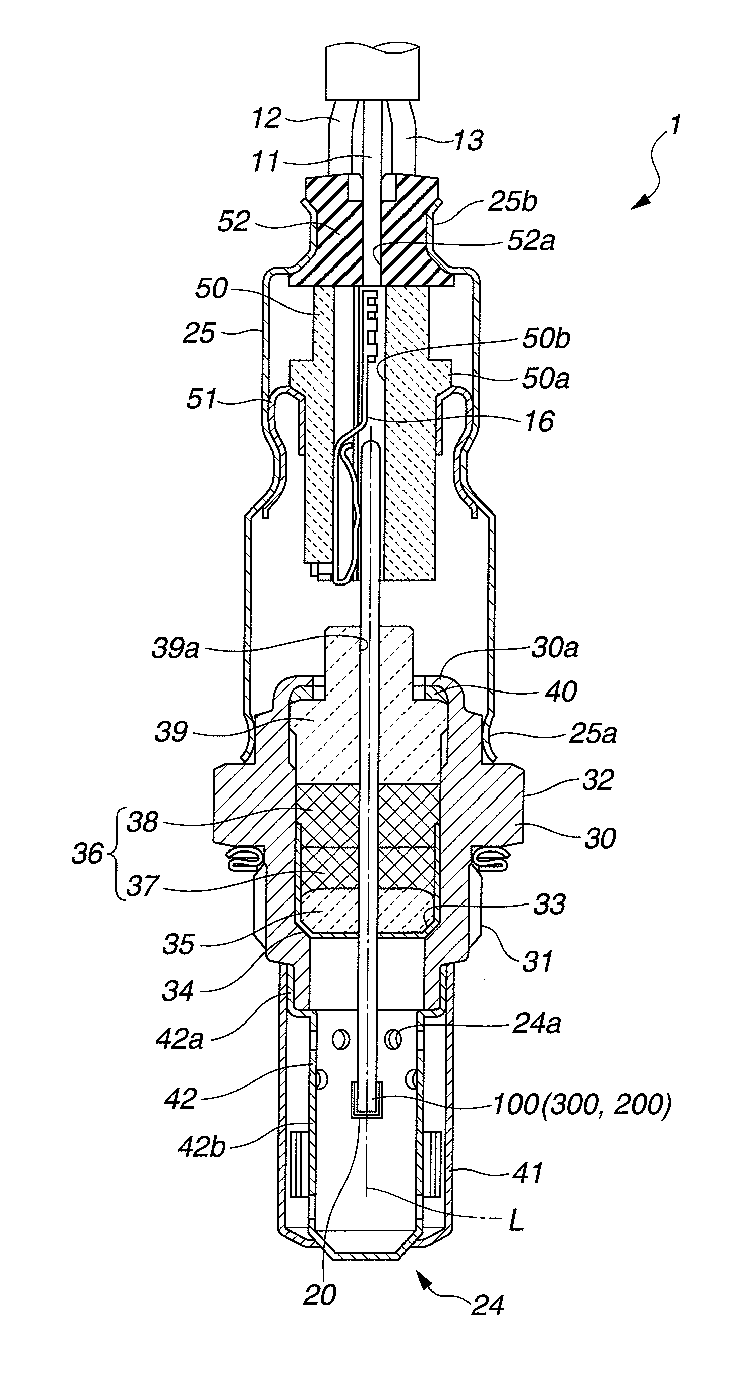 Gas sensor element and gas sensor