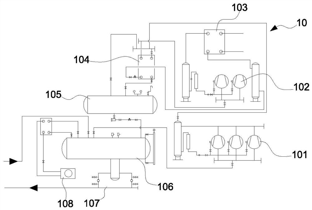 Refrigerating and firefighting dual-purpose system