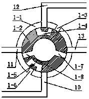 Pneumatic steering adjustment mechanism for headlights