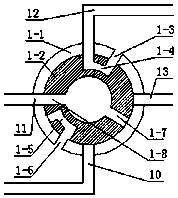 Pneumatic steering adjustment mechanism for headlights