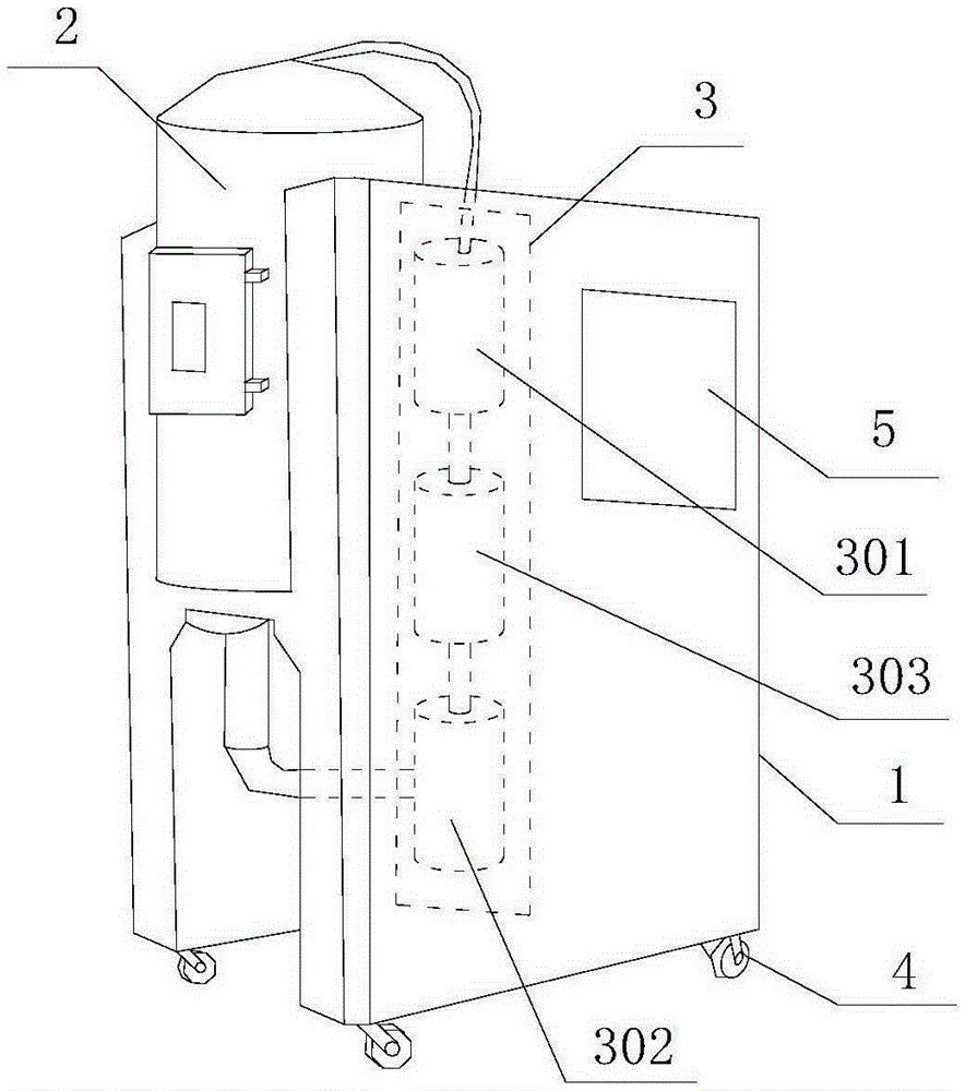 Easily cleaned anti-oscillation drying equipment