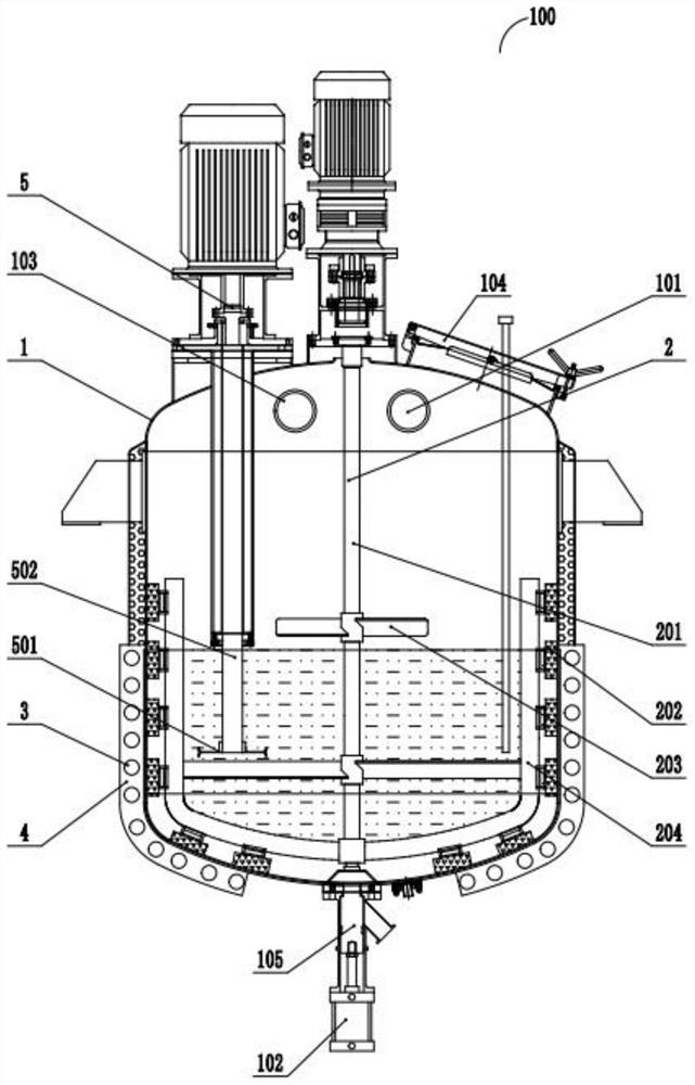 Super-audio frequency heating curry sauce tank