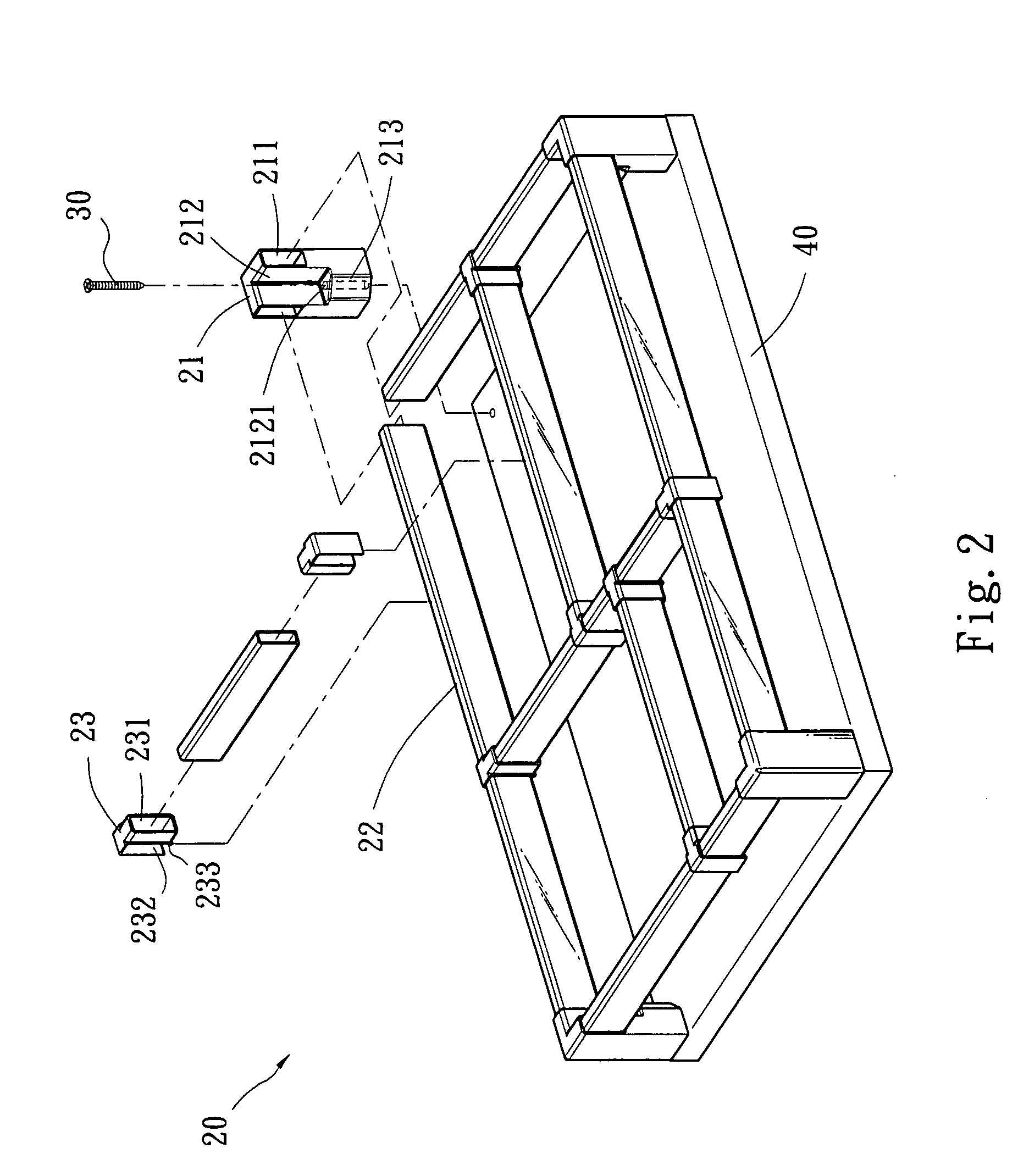 Bottle partition frame