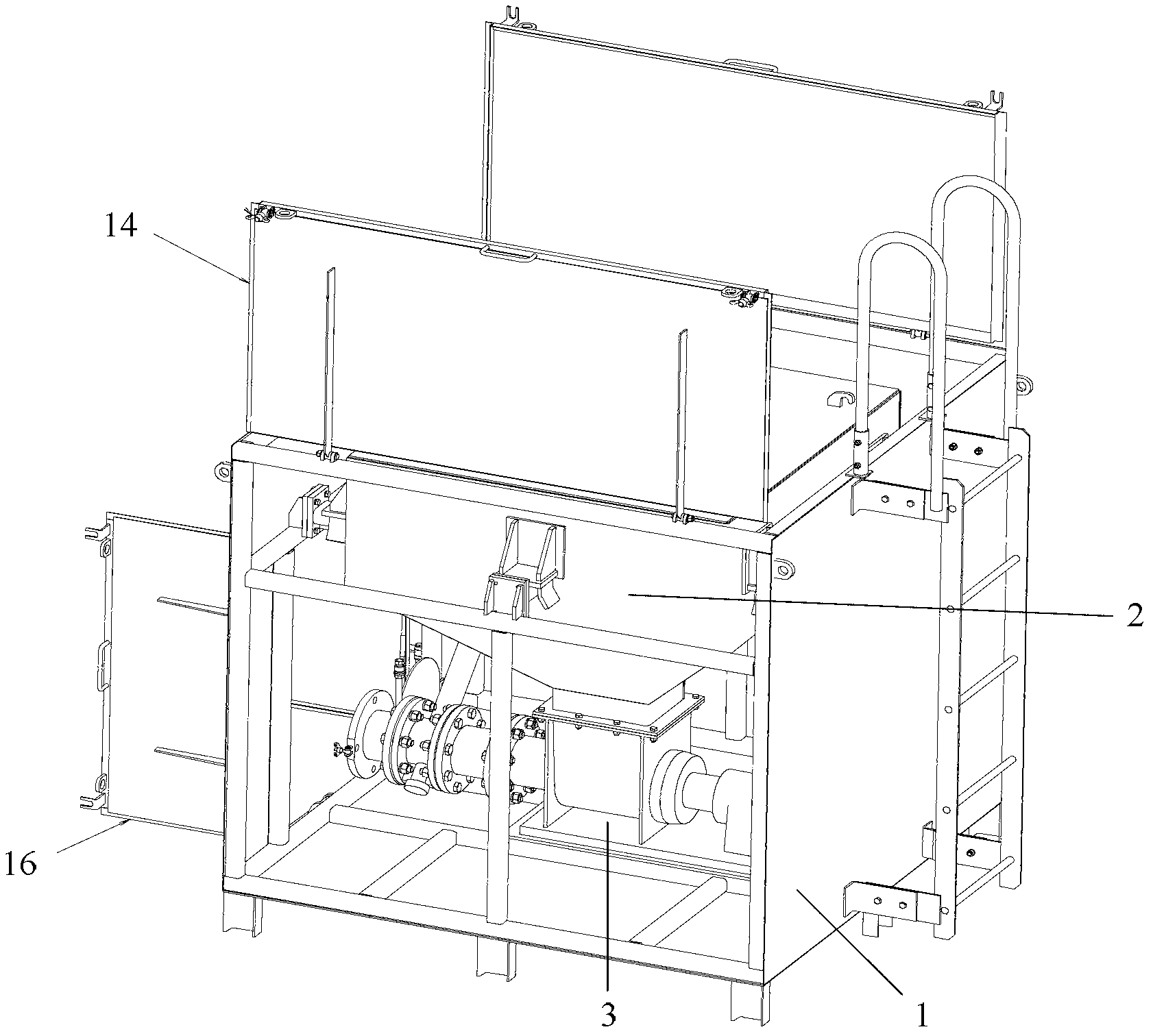 Device and method for transporting and feeding toxic powder